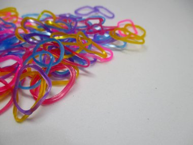Group photo of colored hair ties