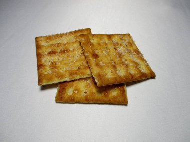 A photo of all the pastries in a square shape on a white background