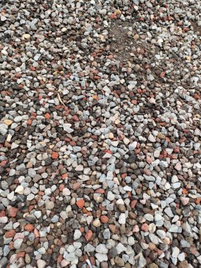 close up of coral or split rock. for concrete mix in building structure work.