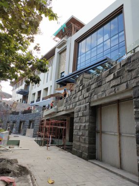 looks like a building project that is almost finished. Bali - Indonesia ; December 20, 2022.