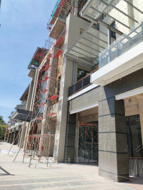 looks like a building project that is almost finished. Bali - Indonesia ; December 20, 2022.