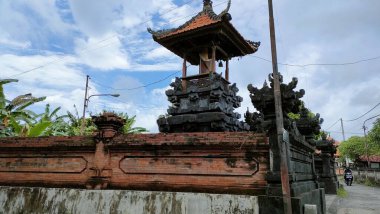 Temple building is a place of worship for Hindus in Bali. Bali - Indonesia ; January 4, 2023.