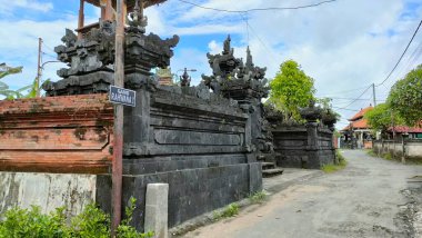 Temple building is a place of worship for Hindus in Bali. Bali - Indonesia ; January 4, 2023.