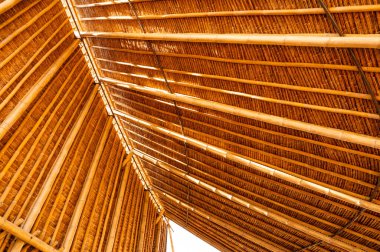 Bamboo roof in Chiangmai province, Thailand.