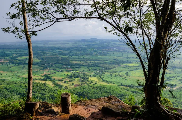 Natural Viewpoint Cliff Wat Phu Pha Sung Nakhon Ratchasima Province — Stok fotoğraf