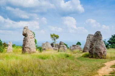 Strange shaped stone at Mor Hin Khao,  Chaiyaphum province.