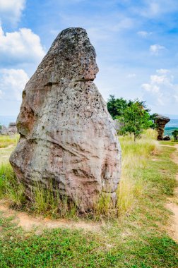 Strange shaped stone at Mor Hin Khao,  Chaiyaphum province.