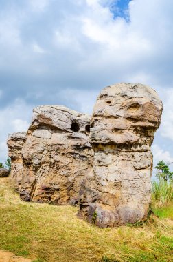 Strange shaped stone at Mor Hin Khao,  Chaiyaphum province.