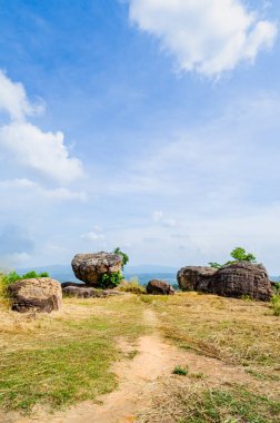 Strange shaped stone at Mor Hin Khao,  Chaiyaphum province.