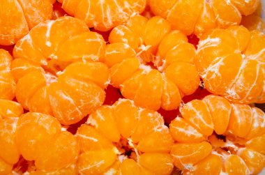 Group of fresh mandarin oranges, Thailand.