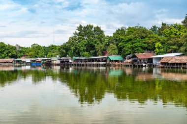 The scenery around Nong Hoo lake in Chiang Mai Province, Thailand.