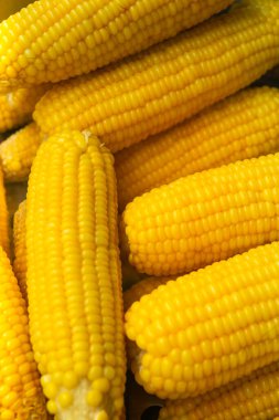 Boiled sweet corn or Thai style boiled corn