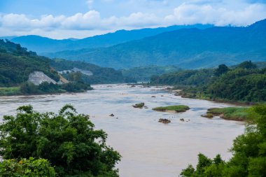 Mekong River View at Chiang Rai Province, Thailand.