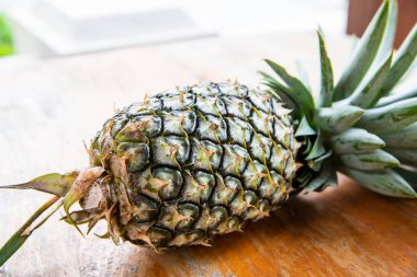 Fresh pineapple on the table, Thailand.