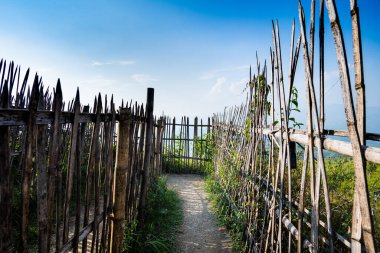 Border of Thailand and Myanmar at Doi Chang Moop, Chiang Rai Province.