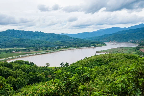 Mekong River View Chiang Rai Province Thailand — Stok fotoğraf