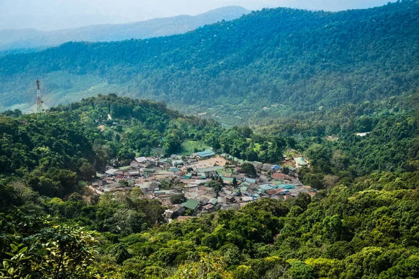 Doi Pui Mong Village Valley Chiangmai Province — Stok fotoğraf