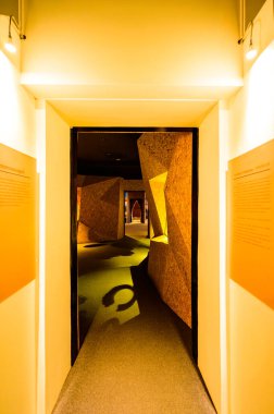 CHIANG MAI, THAILAND - February 11, 2021 : Some Exhibition Room inside Chiang Mai City Arts & Cultural Center, Thailand.