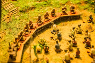 Model of Lanna Style Merit Making, Chiang Mai Province.