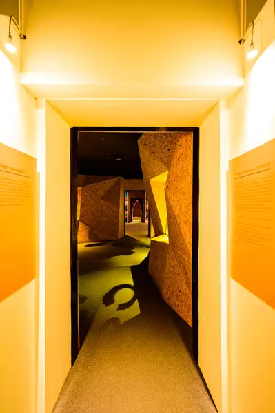 CHIANG MAI, THAILAND - February 11, 2021 : Some Exhibition Room inside Chiang Mai City Arts & Cultural Center, Thailand.