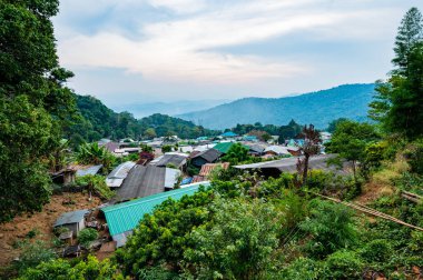 Doi Pui Mong hill tribe village at Doi Suthep Pui national park, Thailand.