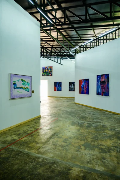 NAN, THAILAND - November 5, 2020 : Nan Riverside Art Gallery in Tha Wang Pha District, Thailand.