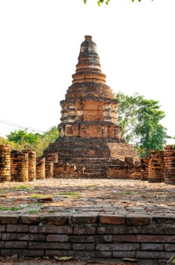 Panorama view of I-Kang temple or Wat I-Kang, Chiang Mai province.