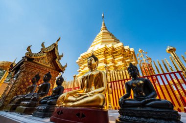 Wat Phra That Doi Suthep or Phra That Doi Suthep temple in Chiang Mai province, Thailand.
