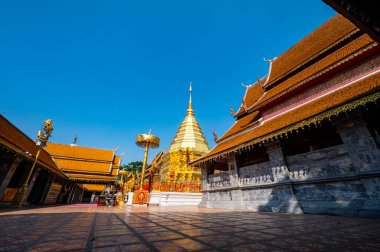 Wat Phra That Doi Suthep or Phra That Doi Suthep temple in Chiang Mai province, Thailand.