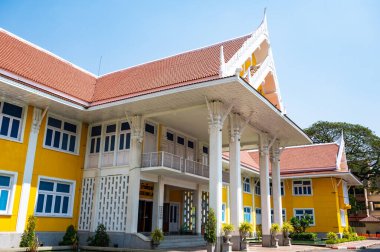 LAMPANG, THAILAND - March 8, 2020 : Beautiful building of Lampang museum, Thailand.