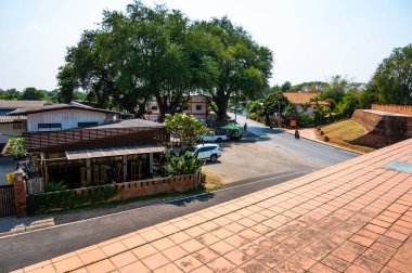 LAMPANG, THAILAND - March 8, 2020 : Pratu Ma community in Lampang province, Thailand.