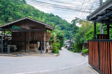 CHIANG MAI, THAILAND - May 14, 2020 : Mae Kampong Village in Chiang Mai Province, Thailand.