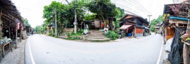 CHIANG MAI, THAILAND - May 14, 2020 : Mae Kampong Village in Chiang Mai Province, Thailand.