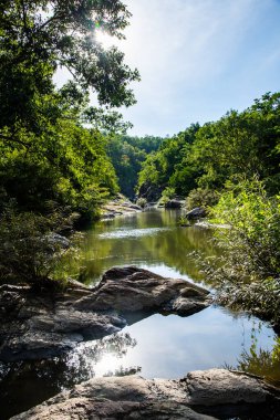 Natural view in Op Khan national park, Chiangmai province.