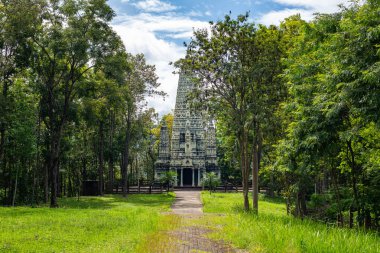 Bodh Gaya building in Analyo Thipayaram temple, Thailand.