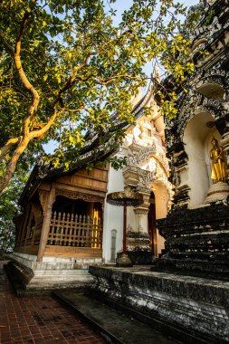 Beautiful Thai Style Church in Analyo Thipayaram Temple, Phayao province.