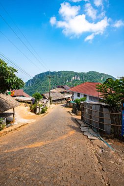 Pha Hi village on the mountain, Chiang Rai province.