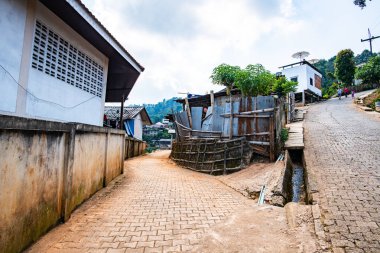 Pha Hi village on the mountain, Chiang Rai province.