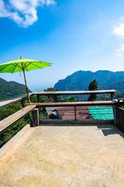 Pha Hi village on the mountain, Chiang Rai province.