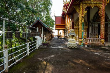 Landscape of Phrathat Chom Sin temple, Phayao province.