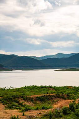 Natural view at Mae Kuang Udom Thara dam, Thailand.