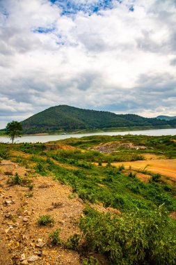 Natural view at Mae Kuang Udom Thara dam, Thailand.
