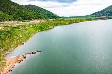 Natural view at Mae Kuang Udom Thara dam, Thailand.