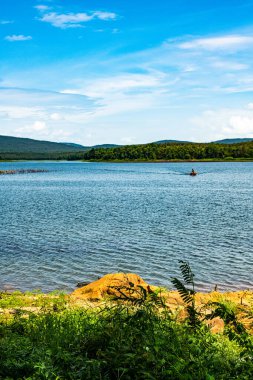 Mae Puem reservoir in Phayao province, Thailand.