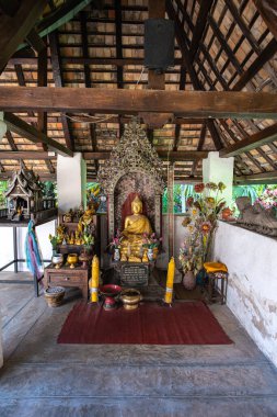 Old Buddha in Intharawat temple, Chiangmai province.