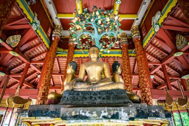 Ancient Buddha in Pong Sanuk temple, Lampang province.