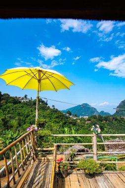 Pha Hi village on the mountain, Chiang Rai province.
