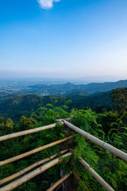 Mountain view at Doi Tung view point, Chiang Rai province.