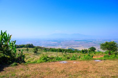 Mountain view at Doi Sa Ngo viewpoint, Chiang Rai province.