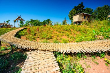 Doi Sa Ngo viewpoint in Chiang Rai province, Thailand.